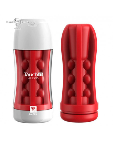 Masturbador Vibrador para pene Touch Volcano Red Galaku