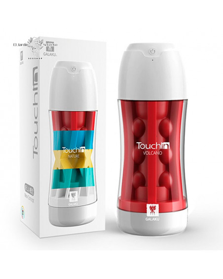 Masturbador Vibrador para pene Touch Volcano Red Galaku
