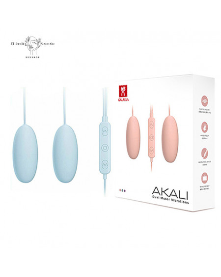 Doble Bala Vibrador Para Clítoris Pezones Akali Bullet Vibrator Blue Galaku
