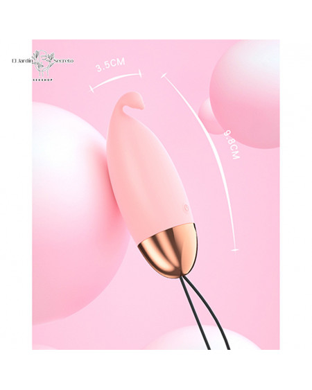 Huevo Vibrador Para Clítoris 9cm Penguin Egg Pink