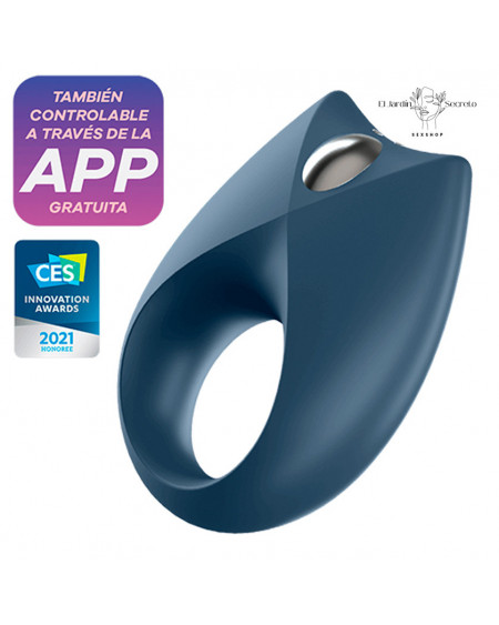 Anillo con Vibración Para Pene Royal One Blue Satisfyer