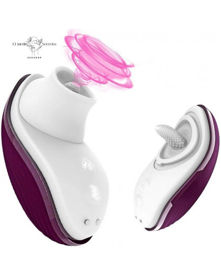 Succionador Vibrador para Clítoris Sexo Oral Lengua Stimulator Dibe