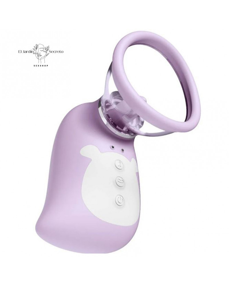 Vibrador y Succionador de Clítoris Rotación Penguin Pump And Tongue