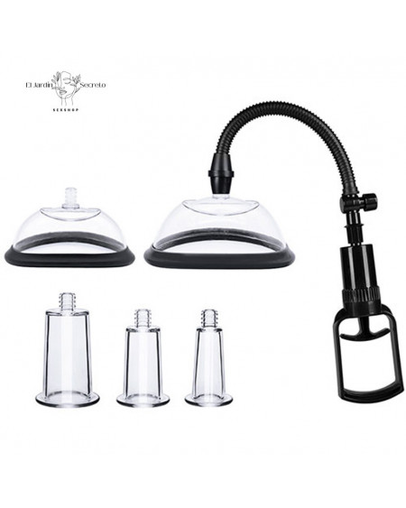 Bomba Negra Manual vaginal estimulador de clítoris y pezones