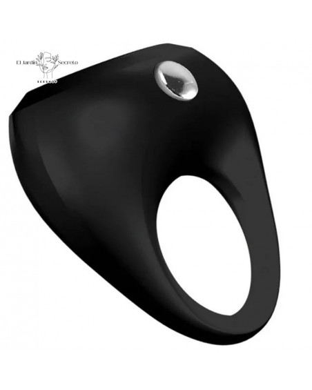 Anillo para pene Negro Vibración Clítoris Vibrating Cock Ring