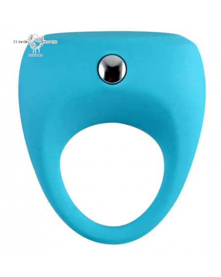 Anillo para pene Vibración Clítoris Silicon Azul Cock Ring