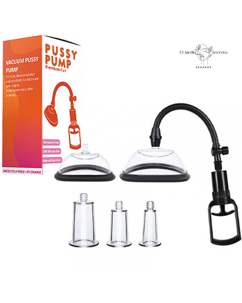 Bomba Negra Manual vaginal estimulador de clítoris y pezones