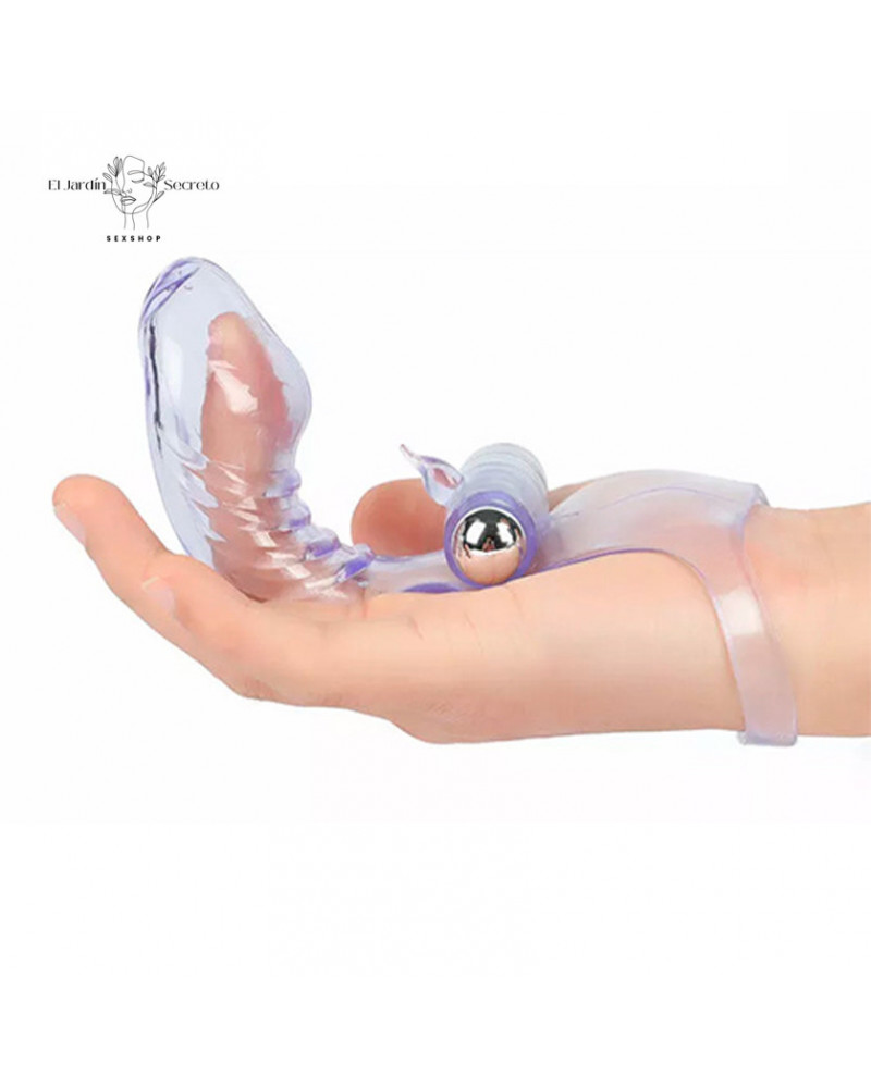 Funda para dedo con vibrador de clítoris Punto G Vibrating Finger Sleeve