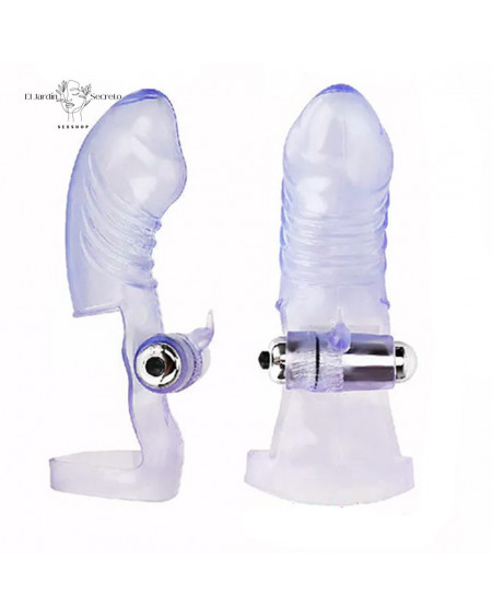 Funda para dedo con vibrador de clítoris Punto G Vibrating Finger Sleeve