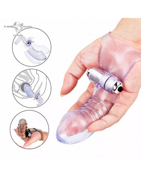 Funda para dedo con vibrador de clítoris Punto G Vibrating Finger Sleeve