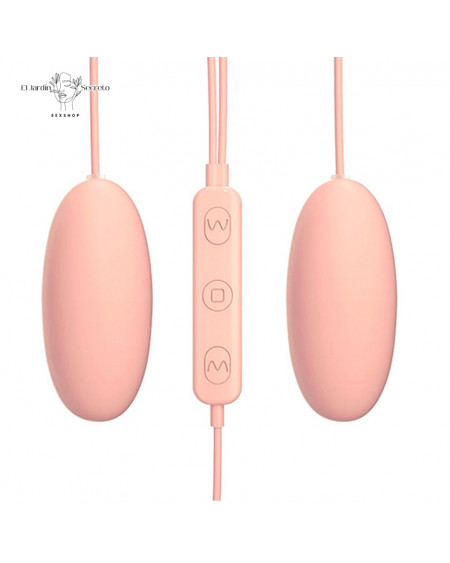 Bala Doble con Vibración Para Clítoris Akali Round Bullet Vibrator Flesh Galaku