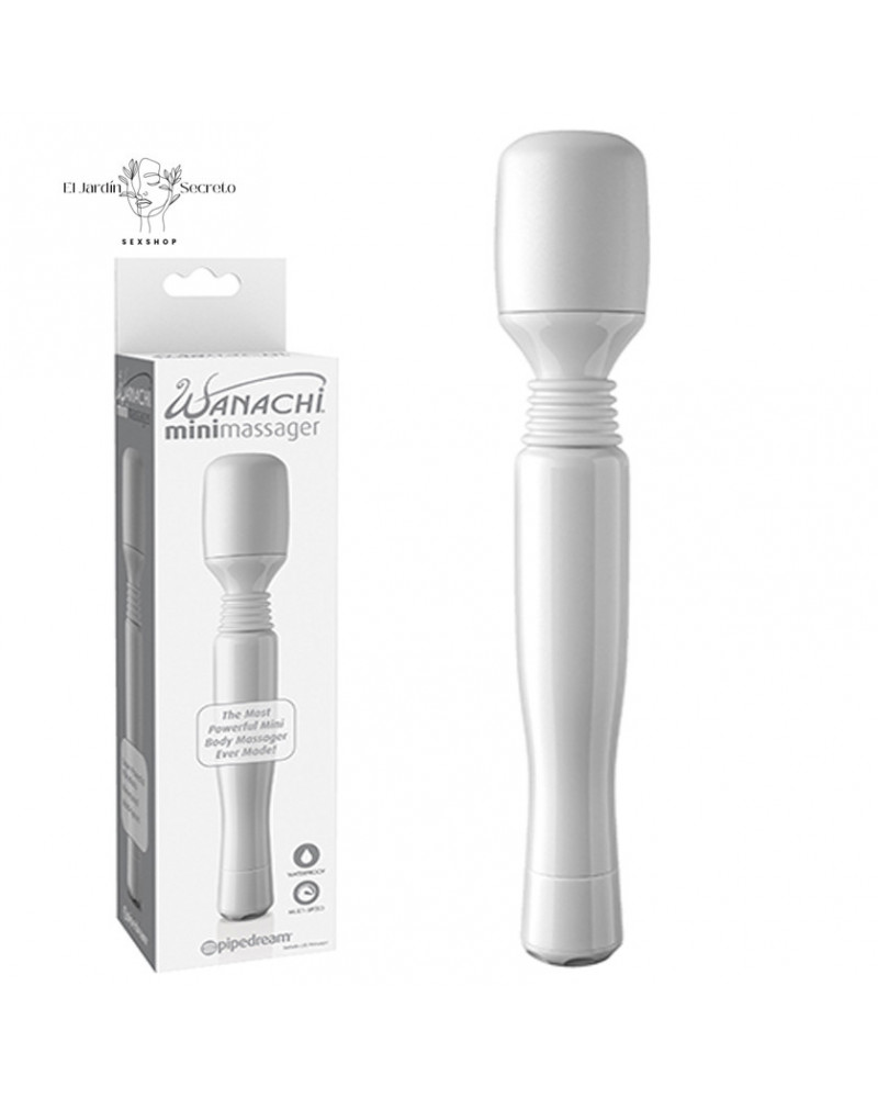 Wanachi 21cm Vibrador Flexible Clítoris Vagina White Pipedream