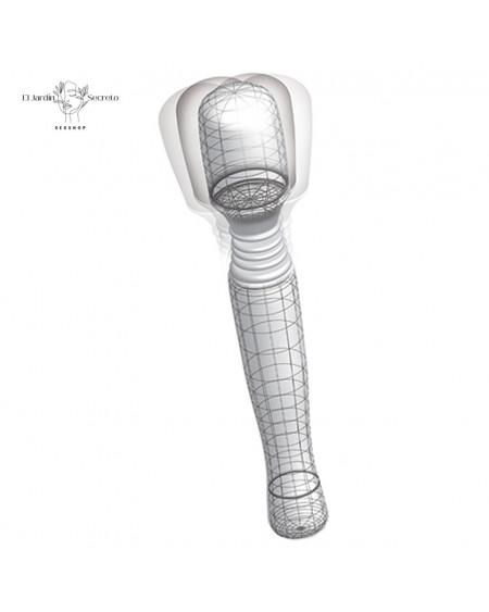 Wanachi 21cm Vibrador Flexible Clítoris Vagina White Pipedream