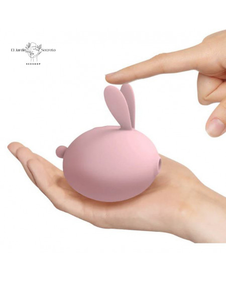 Succionador y Vibrador para Clítoris Conejito Rosa Miss KK Pink