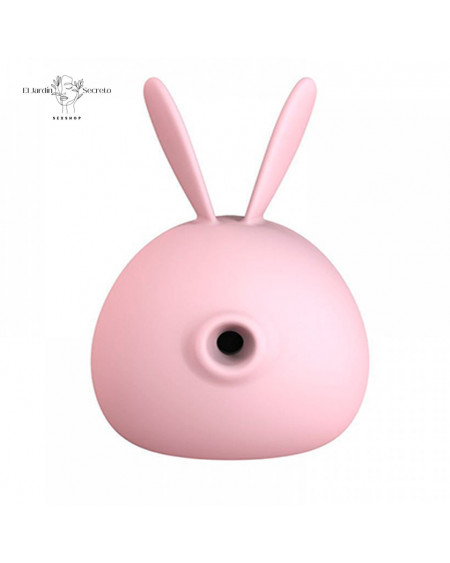 Succionador y Vibrador para Clítoris Conejito Rosa Miss KK Pink
