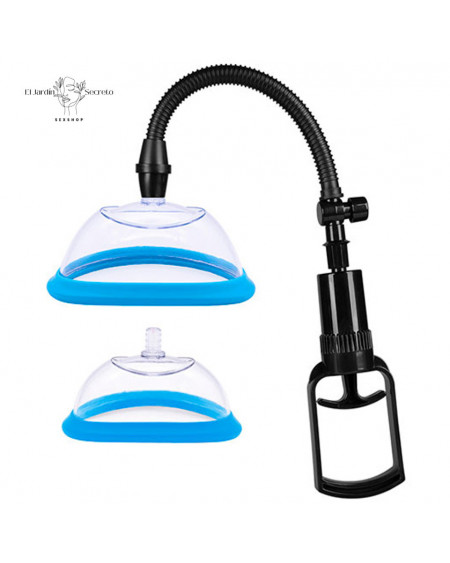 Bomba Vaginal Azul estimulador succionador de clítoris