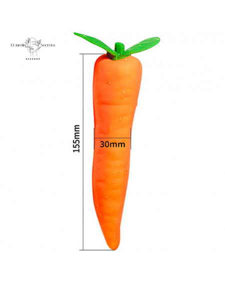 Vibrador Sexo Anal Vaginal 15cm Carrot Vegetables Sexy Cucumber