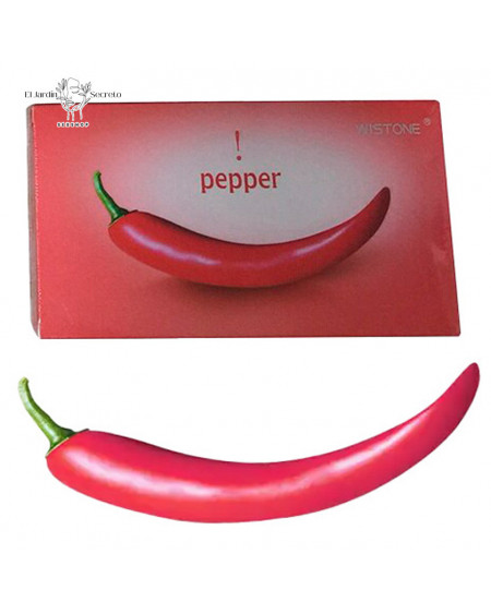 Vibrador Sexo Anal Vaginal 16cm Pepper Vegetables Sexy Cucumber