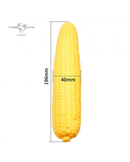 Vibrador Sexo Anal Vaginal 19cm Corn Vegetables Sexy Cucumber