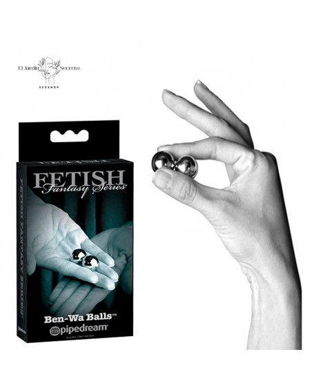 Bolas Kegel de Vidrio Plata Ben Wa Balls Silver Pipedream