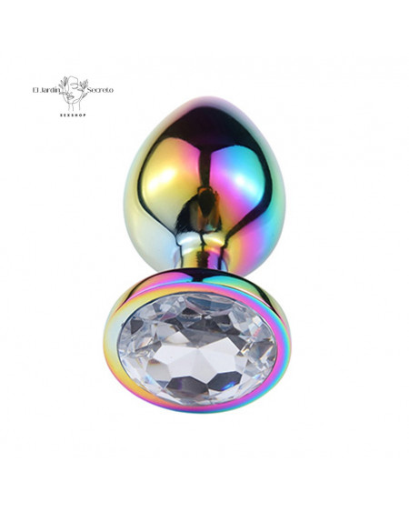 Plug Anal de Metal 7cm Cristal Small Chromatic Anal Plug