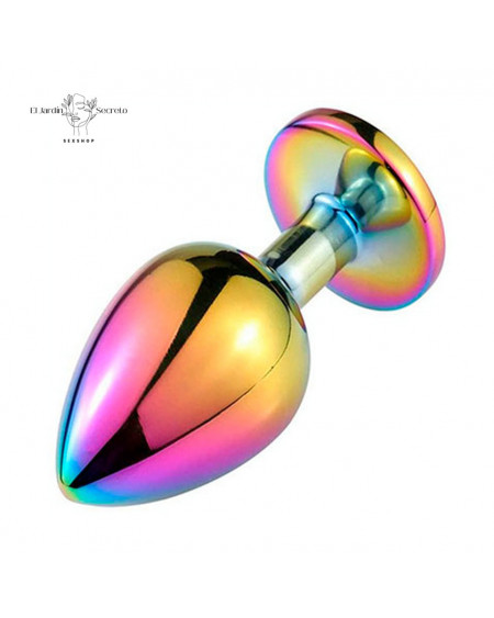 Plug Anal de Metal 7cm Cristal Small Chromatic Anal Plug