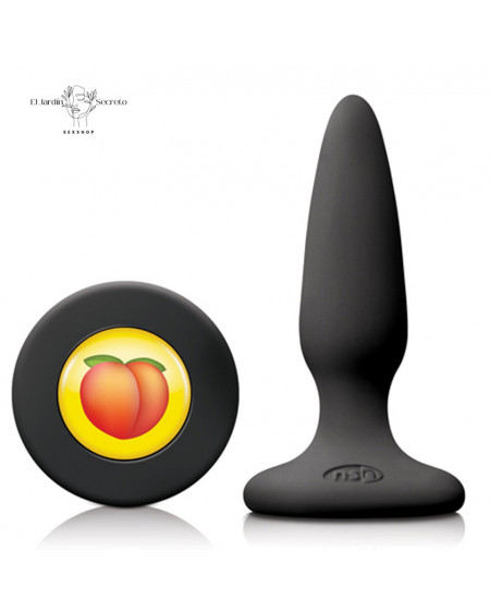 Plug anal 8cm Silicón BTY Black NS Novelties Mojis Emojicon