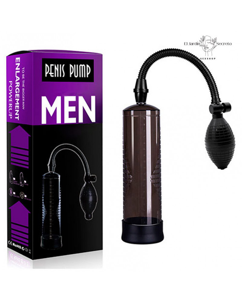 Bomba de Succión para pene Bomba Humo con Perilla