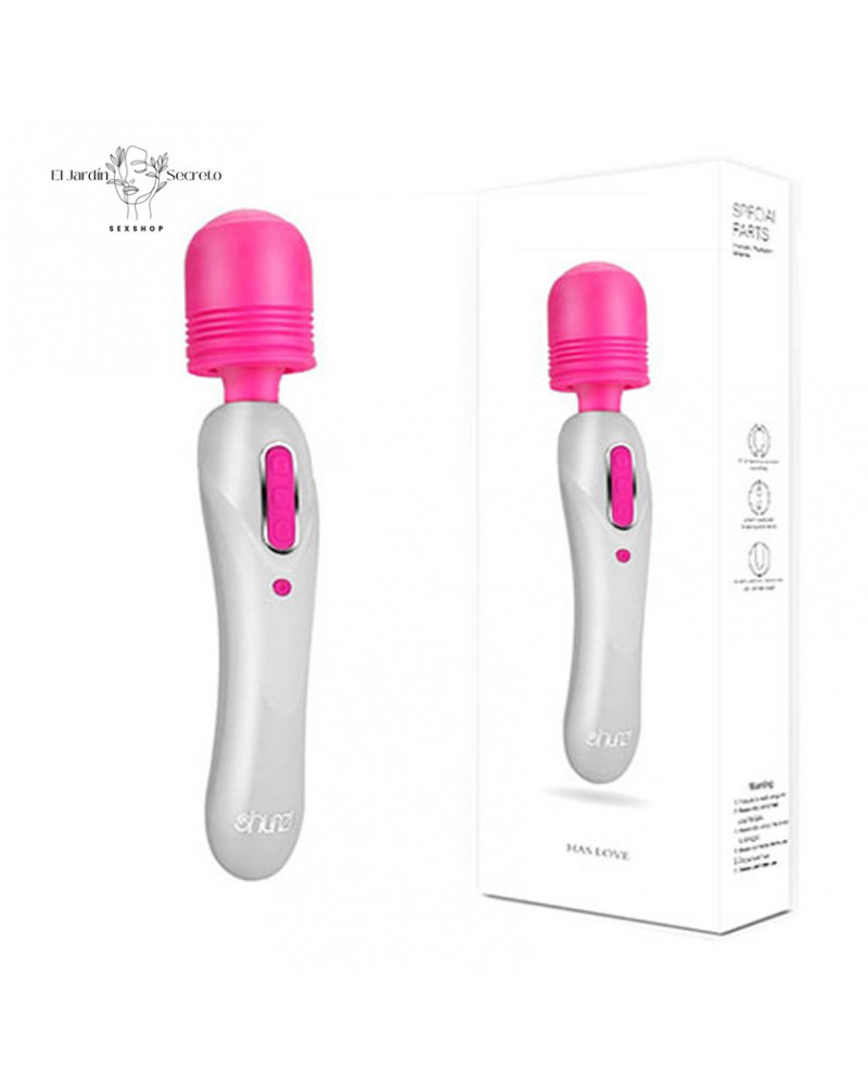 Vibrador 23cm varita cabeza flexible para estimulación de clítoris