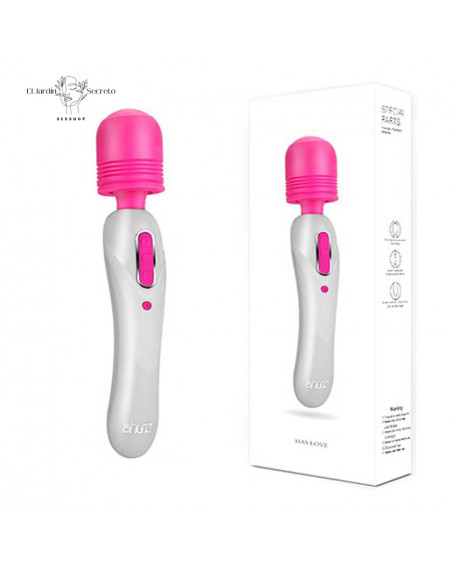 Vibrador 23cm varita cabeza flexible para estimulación de clítoris