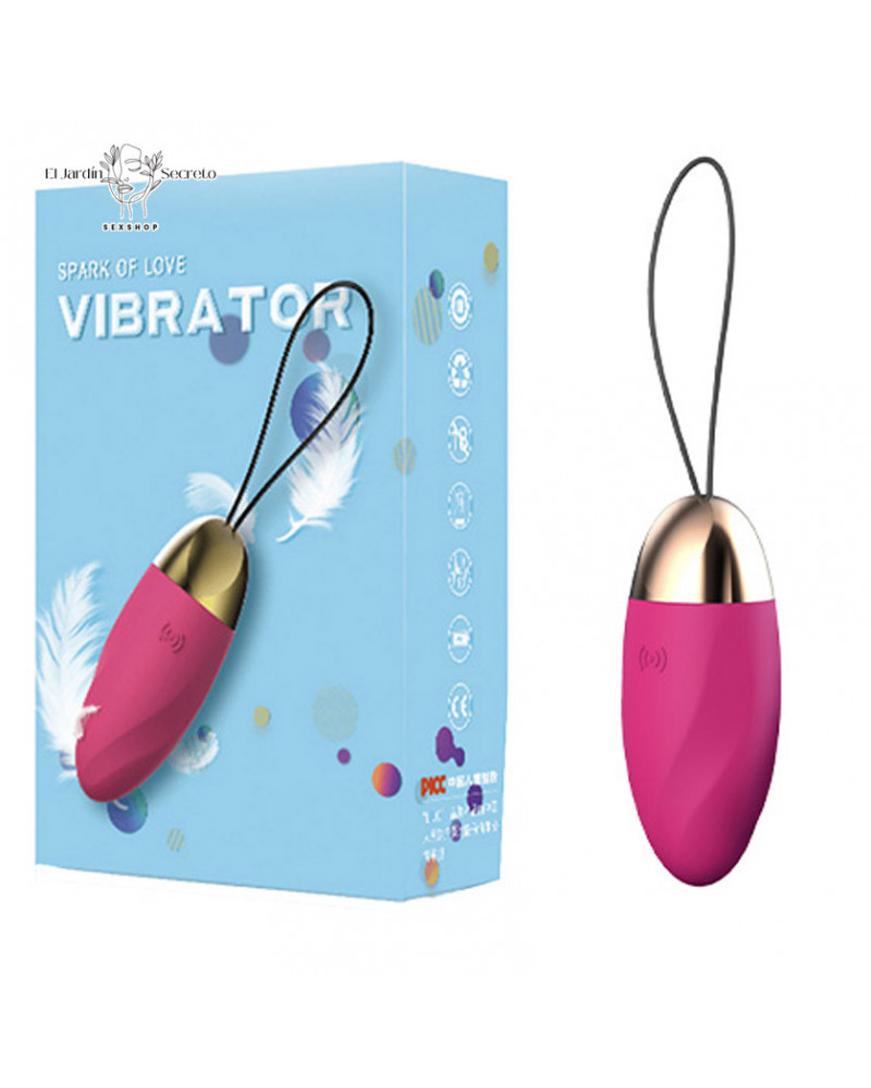 Bala 5cm con vibración estimulación de tu clítoris Kiss Red Lilo