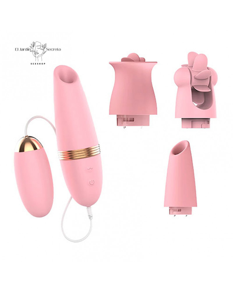Huevo Vibrador para Clítoris con tres cabezas Sweetheart Lilo