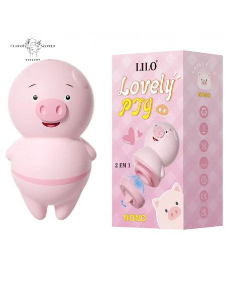 Vibrador estimulador Clítoris Cerdito Pig Licking Lilo