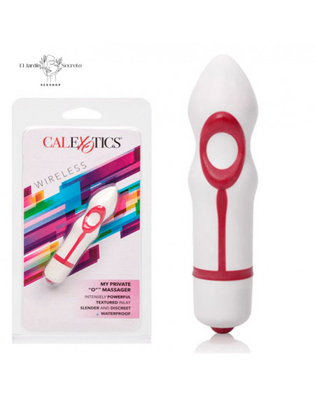 Bala Vibrador 7cm para Clitoris Rojo My Private O Massager Calexotics