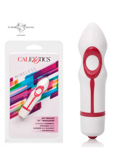 Bala Vibrador 7cm para Clitoris Rojo My Private O Massager Calexotics