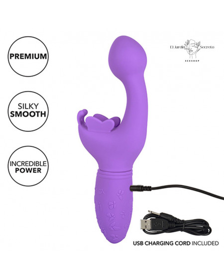 Vibrador Morado Butterfly Kiss Punto G Clitoris Alas Vibradoras y Alta Potencia