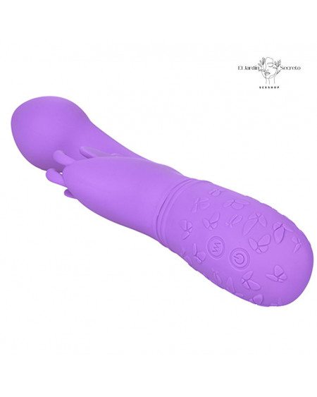 Vibrador Morado Butterfly Kiss Punto G Clitoris Alas Vibradoras y Alta Potencia