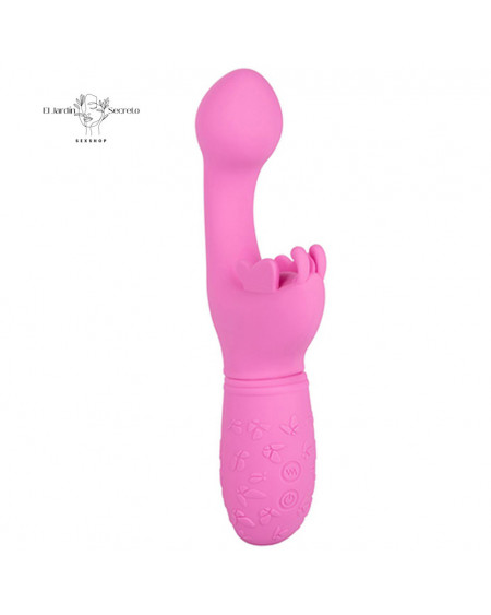 Vibrador Rosa Butterfly Kiss Punto G Clitoris Alas Vibradoras y Alta Potencia