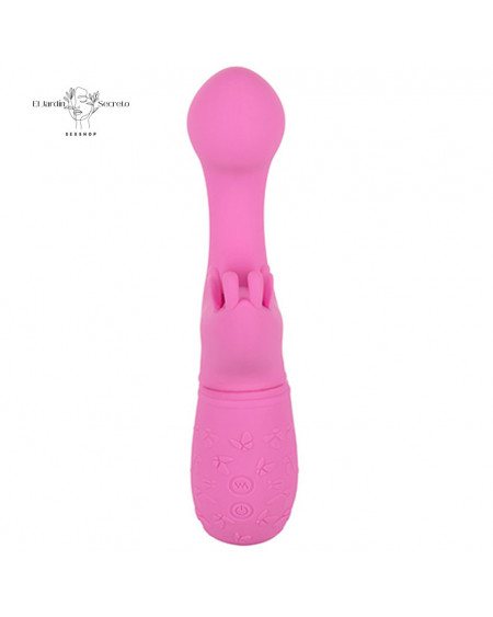 Vibrador Rosa Butterfly Kiss Punto G Clitoris Alas Vibradoras y Alta Potencia