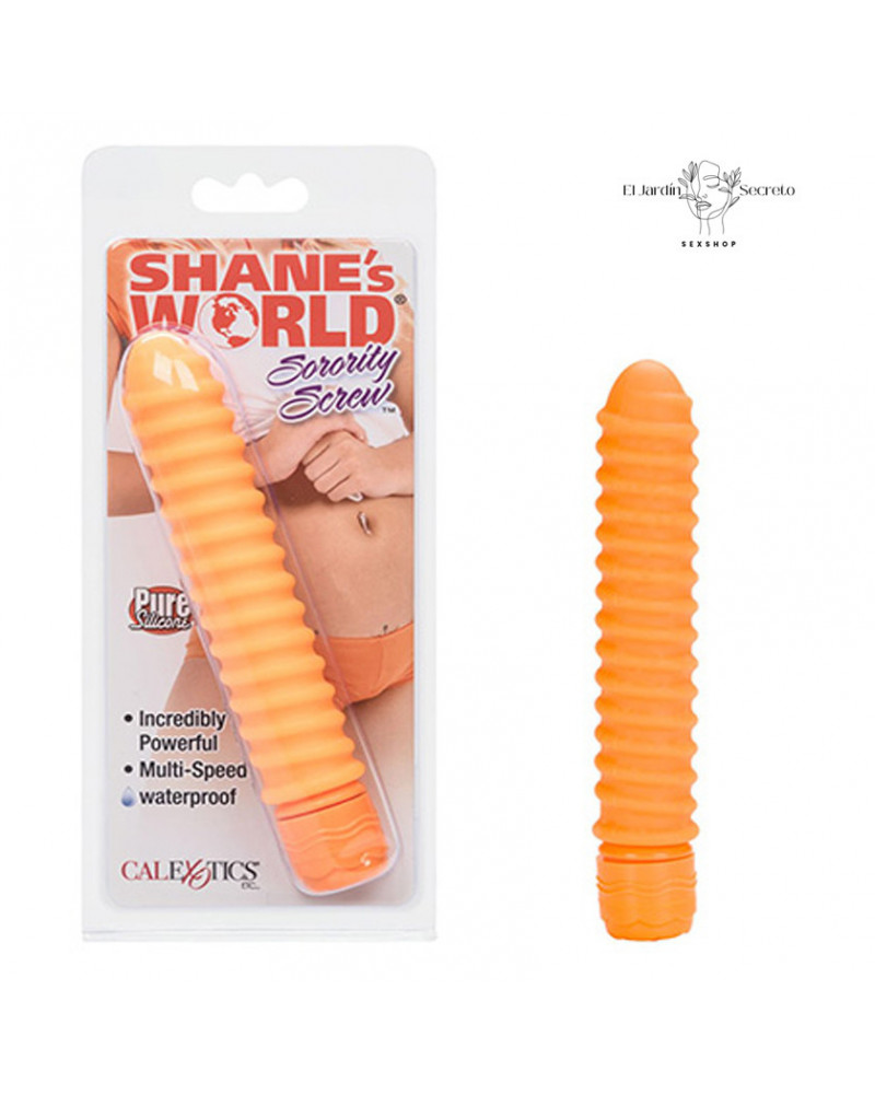 Vibrador 12cm Punto G Sorority Screw Orange Calexotics