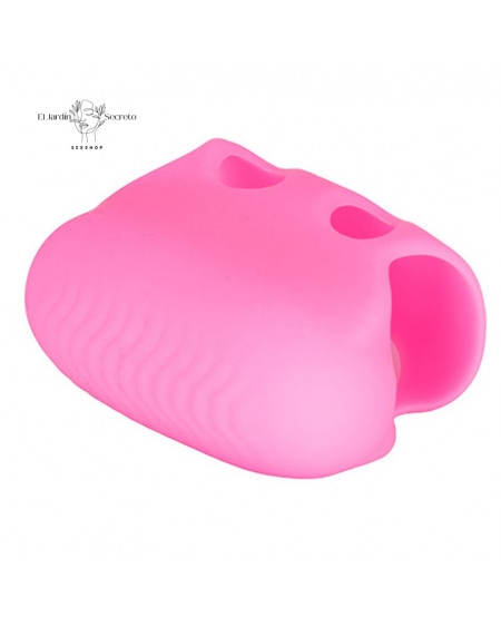 Dedal acanalado con Bala Vibradora Finger Tingler Pink Calextics