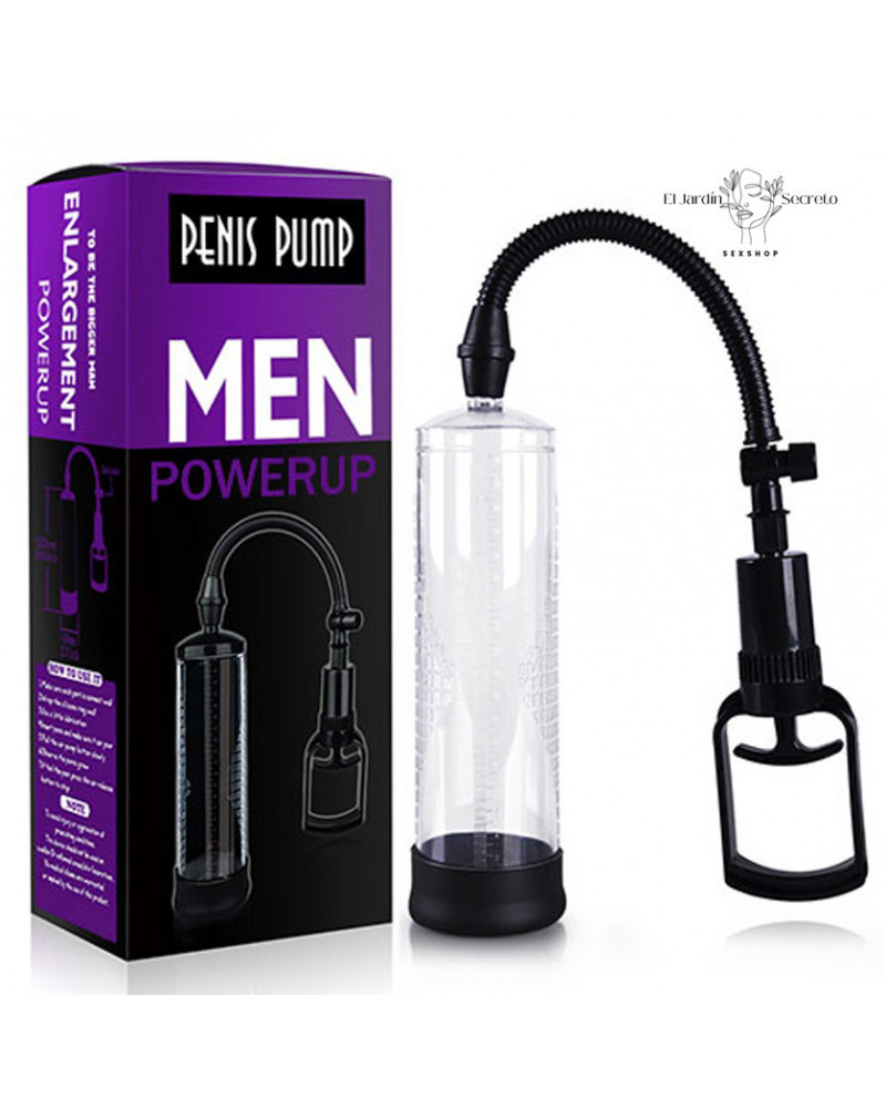 Bomba de Succión para pene Bomba Transparente con Piston