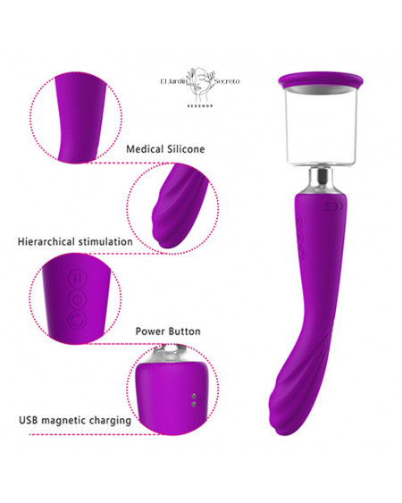 Bomba de Succion con Vibracion Para Clitoris Pezones Vagina Alon A Pink Sex Toys