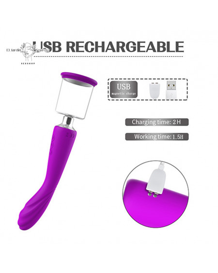 Bomba de Succion con Vibracion Para Clitoris Pezones Vagina Alon A Pink Sex Toys