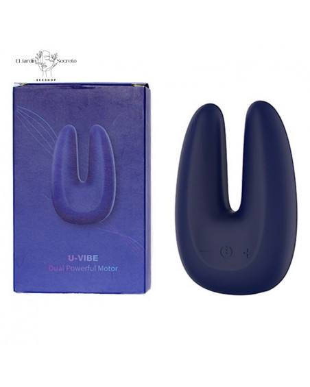 Vibrador para Clítoris de Silicona Suave Doble Motor U-Vibe