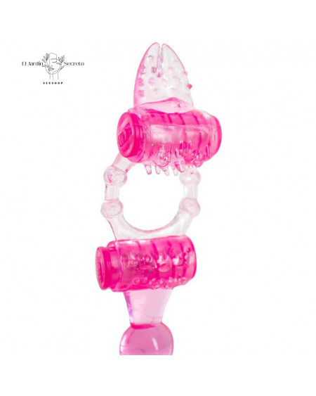 Anillo Pene con Vibrador EXTREME SCORPION Lengua Anal y Bolas Anales