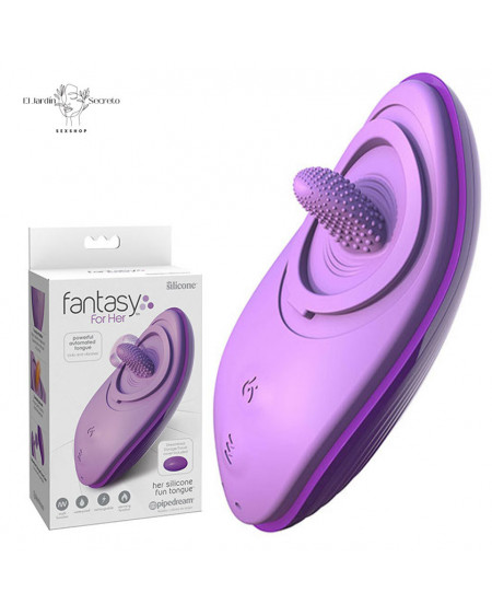 Vibrador de lengua de silicona para tu clítoris Fun Tongue Pipedream