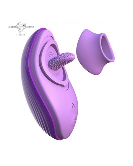 Vibrador de lengua de silicona para tu clítoris Fun Tongue Pipedream