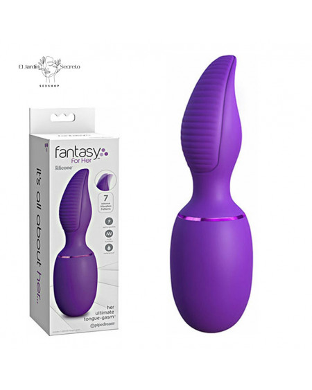 Tongue Gasm Vibrador 7 Modos Estimulador de Clítoris en Silicona Premium