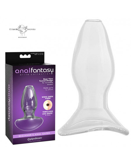 Plug Anal 9cm Plug anal de cristal Principiantes sexo anal gaper pipedream